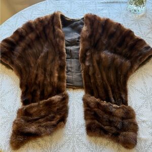 Vintage Mink Stole Wrap